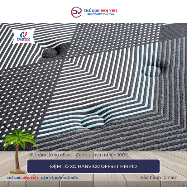 Đệm lò xo Hanvico OFFSET HIBRID 4